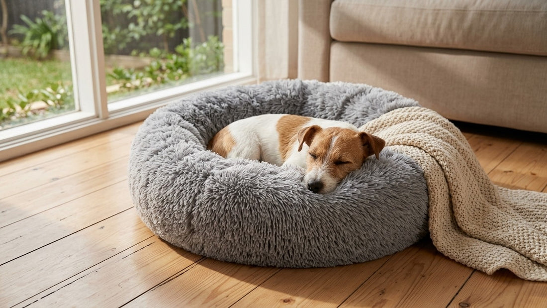 Calming Dog Bed Guide: How Plush Donut Beds Ease Pet Anxiety