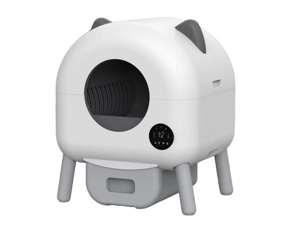 WiFi Enabled 76L Large Space Automatic Self-Cleaning Cat Litter Box Luxury Smart Cat Toilet Easy Clean Odor Removal